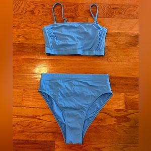 Xhilaration Women’s Light Blue Bathing Suit Set